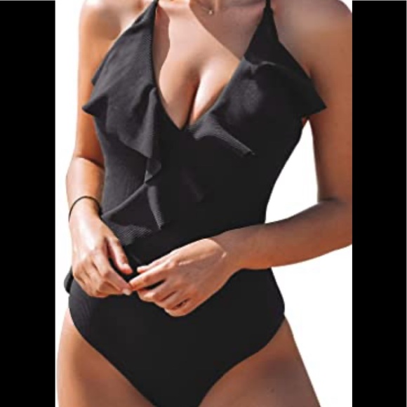 SS SHORE SHAPERS ONE PIECE SWIMSUIT BLACK WHITE FUCHSIA Size 12 new without tags - Picture 9 of 9